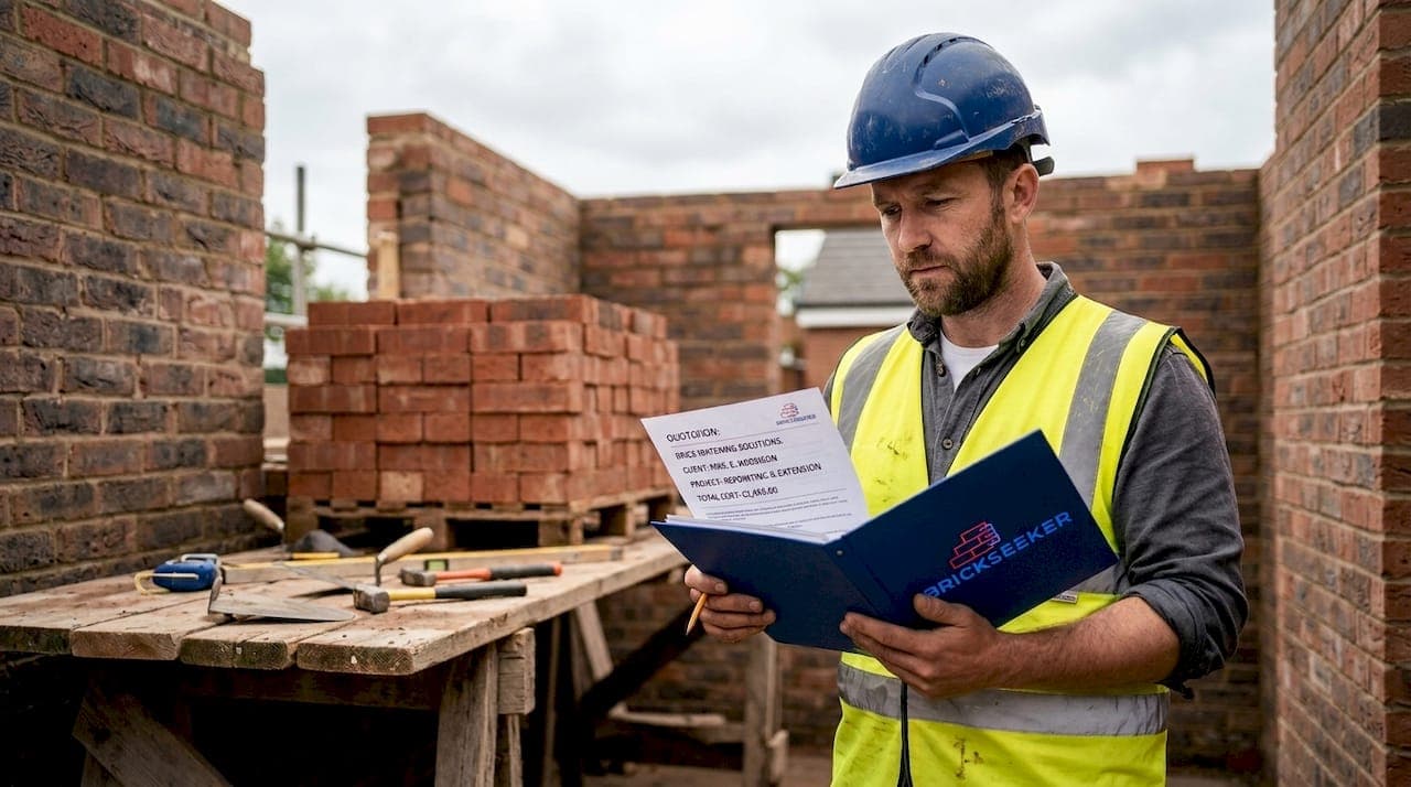 How to quote a brickwork job accurately in the UK